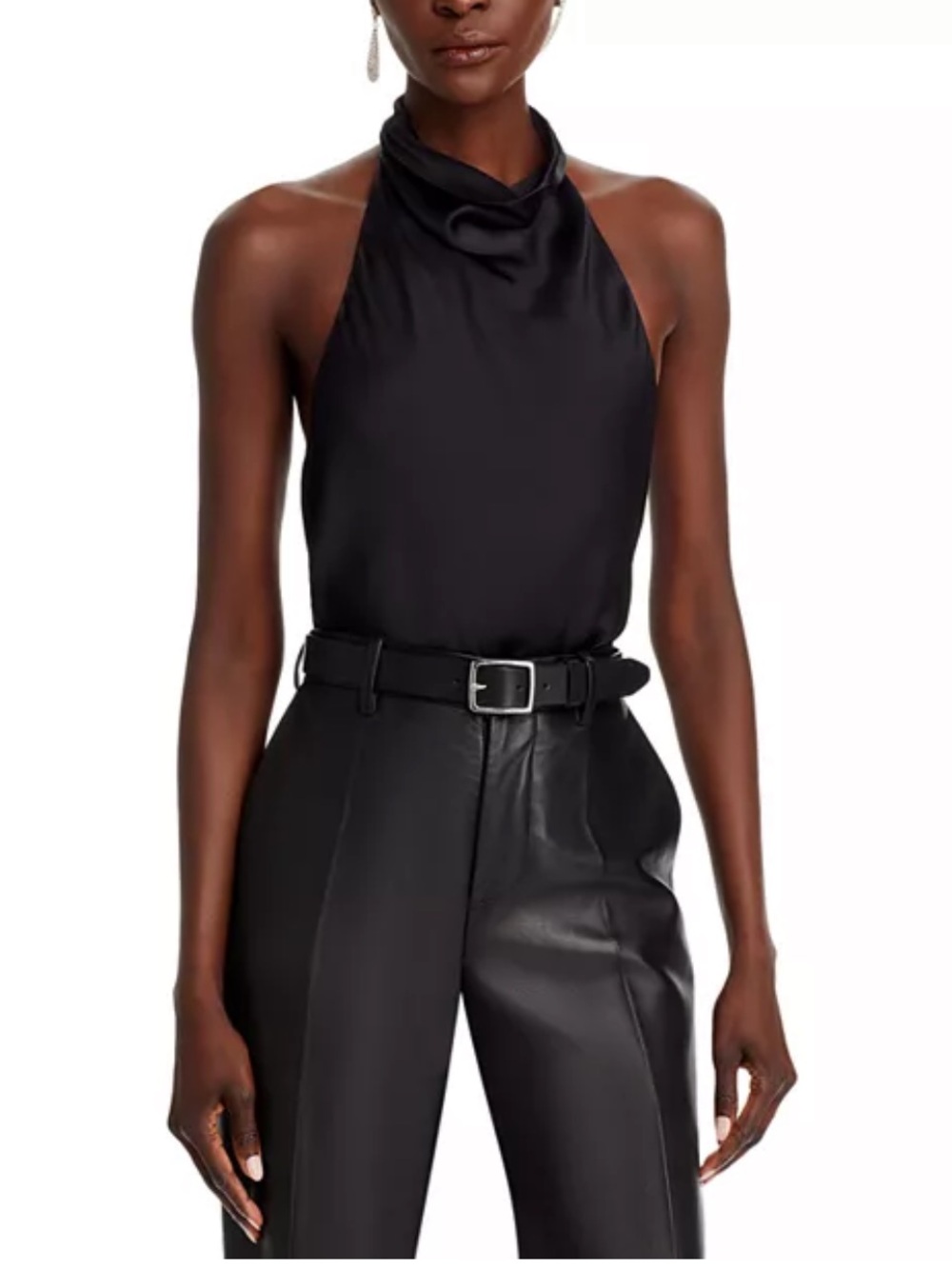 NWT Anine Bing Eliana Silk Halter Top